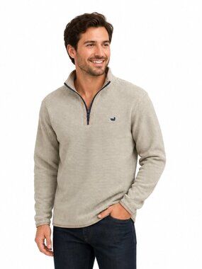 NWT Southern Marsh Highland Alpaca Quarter Zip Men’s Large Oatmeal